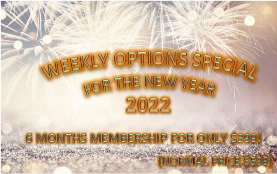 NEW YEAR Special, weekly options