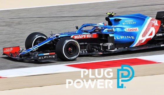 Plug Power logo, PLUG weekly options